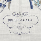Hermes Brides de Gala Applique Pique Carre Shawl Scarf — view 4
