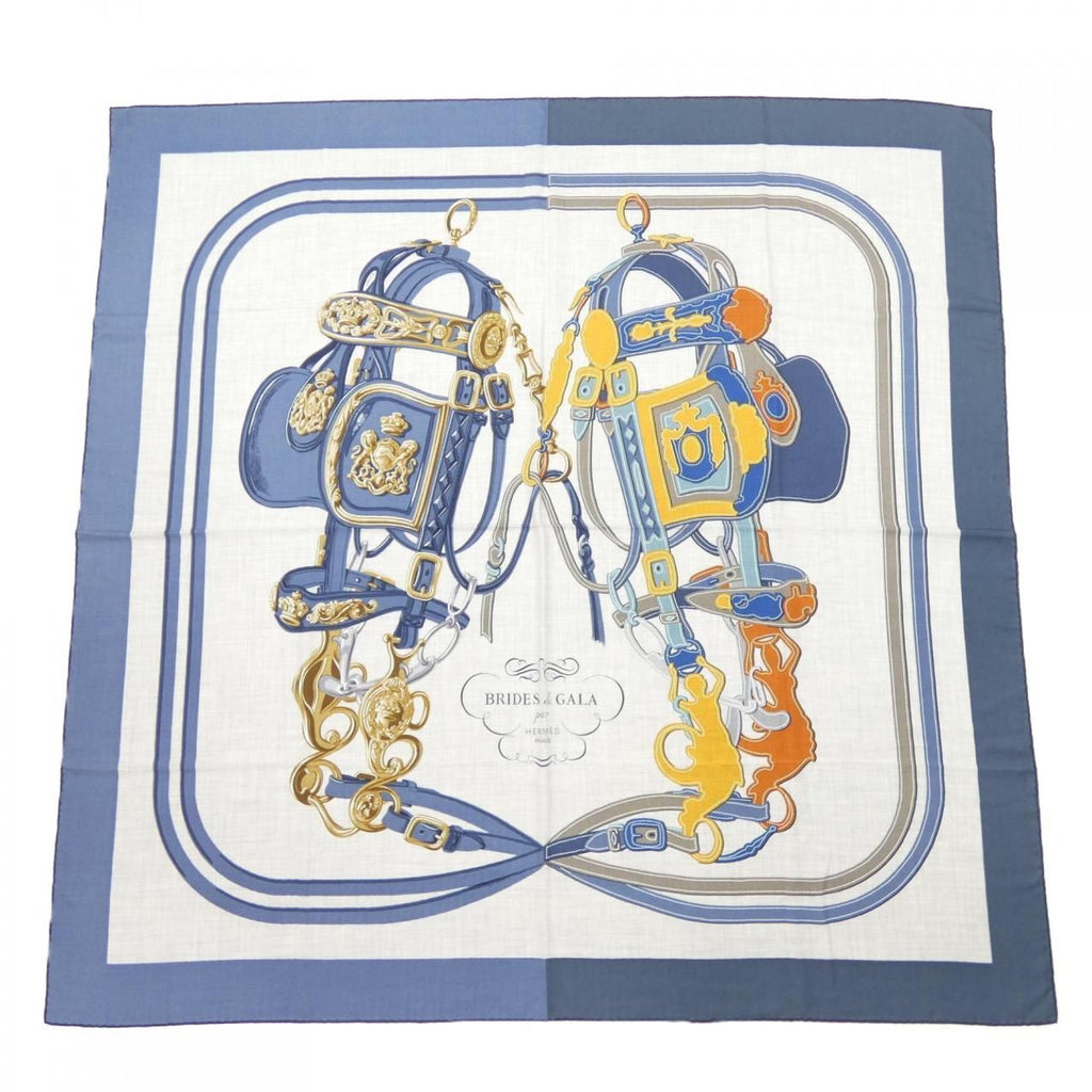 Hermes Brides de Gala Applique Pique Carre Shawl Scarf