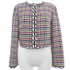 Chanel Collarless Jacket Black
