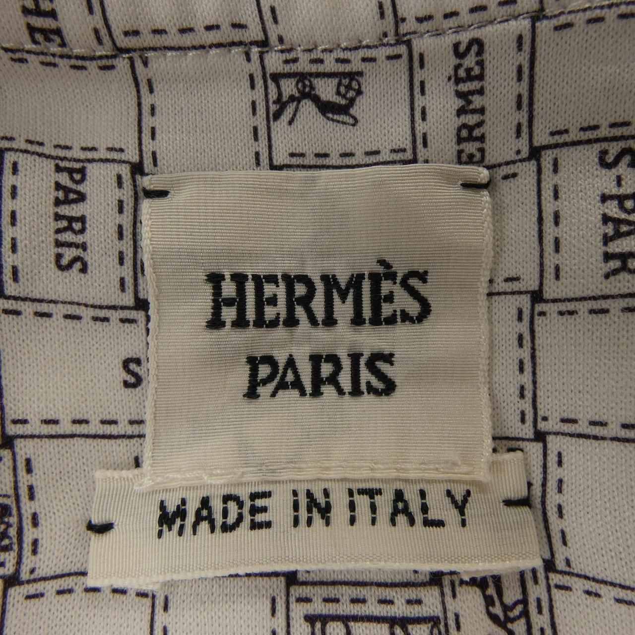 Hermes Bolduc AU Carre Check T-Shirt — view 4