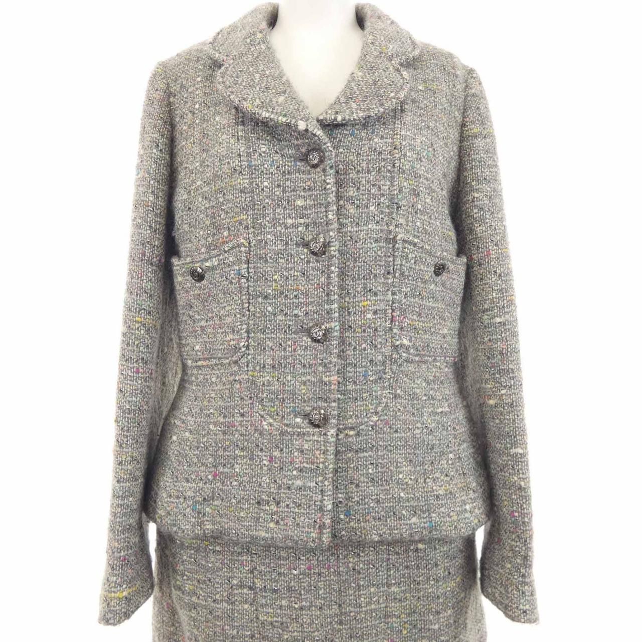 Chanel Vintage Suit Gray