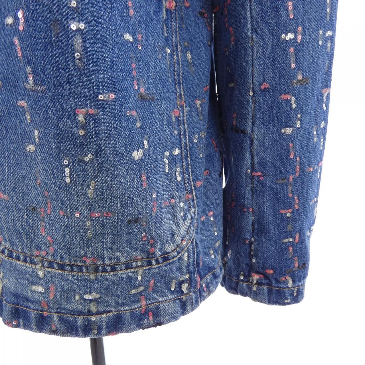 Chanel Metiers D'art Look 38 Denim Jacket — view 7