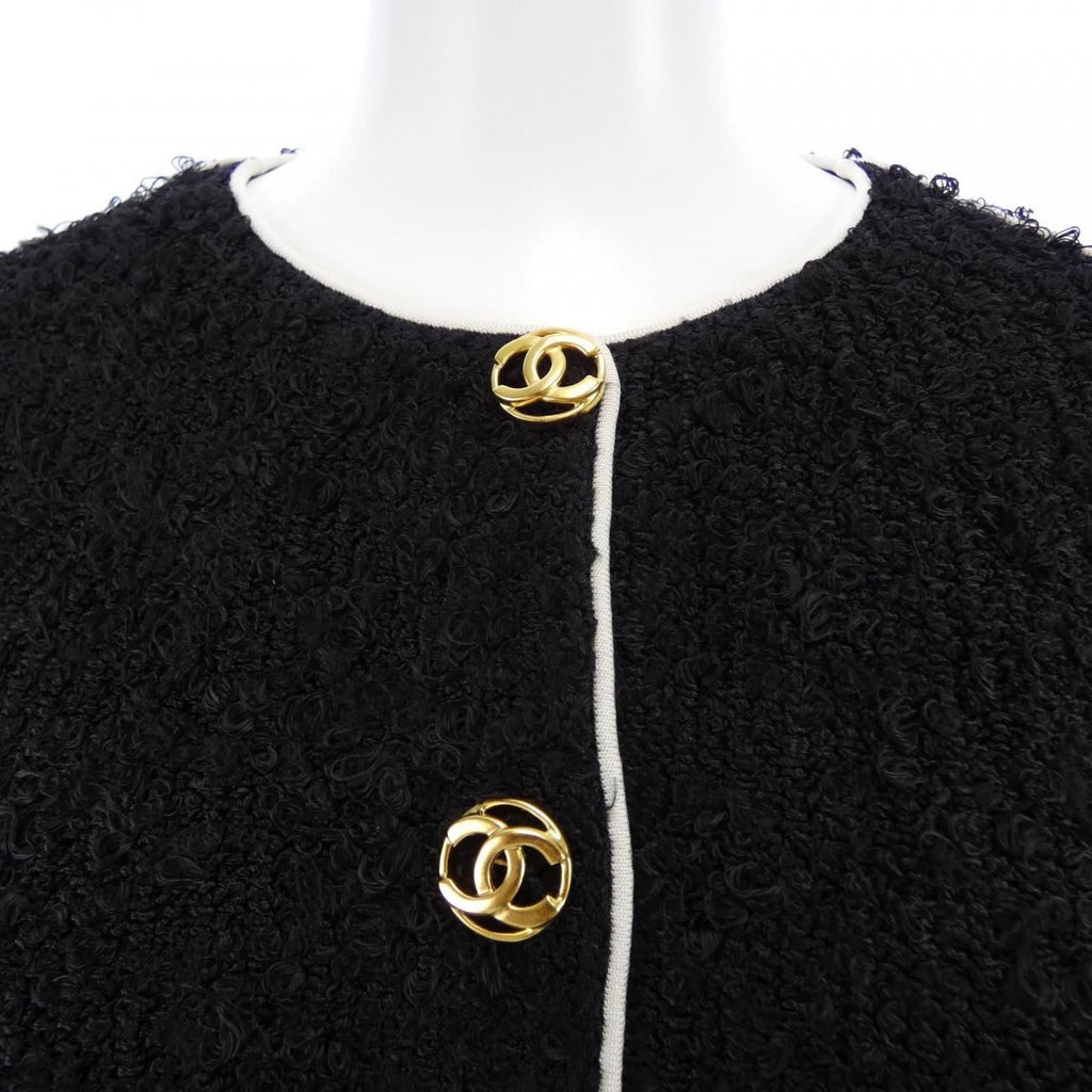 Chanel Collarless Jacket Black — view 6