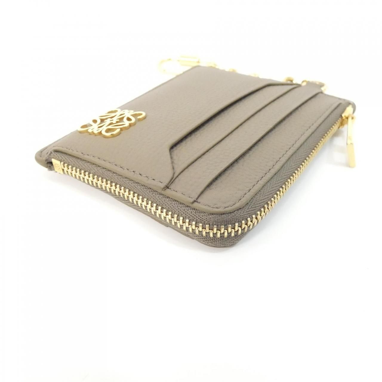 Loewe Coin Case Coin Purse Beige — view 3