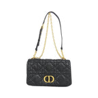 Dior Caro Bag Handbag Black