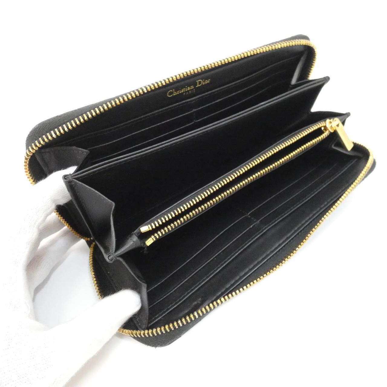 Dior Caro Wallet Black — view 7