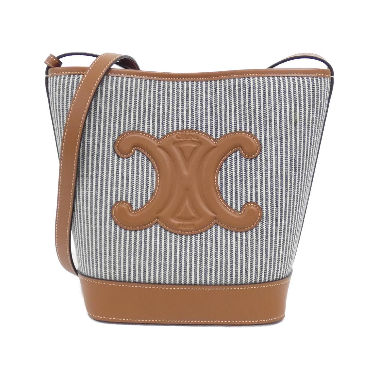 Celine Small Bucket Cuile Triomphe Shoulder