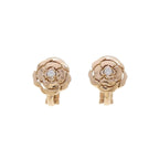Chanel Camellia Earrings Gold