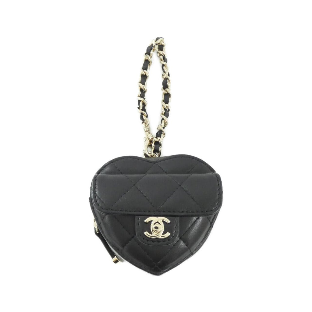 Chanel Bag Charm Keychain & Charms Black