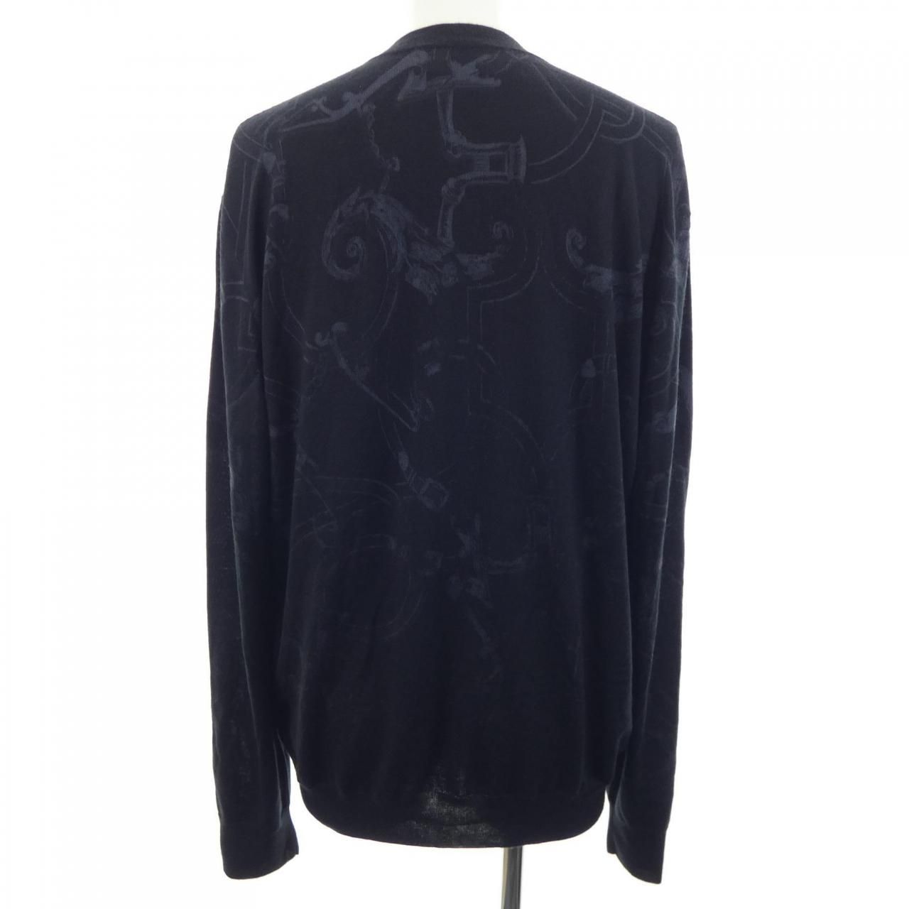 Hermes Knit Sweater Black — view 2