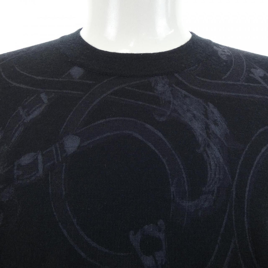 Hermes Knit Sweater Black — view 5