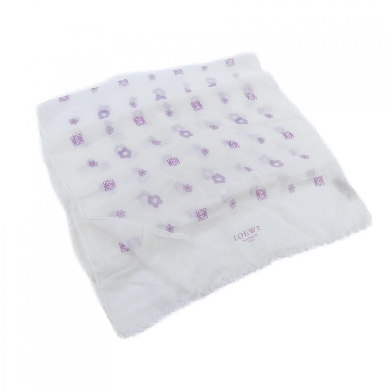 Loewe Stole Scarf White