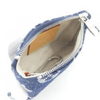 Louis Vuitton Monogram Flower Denim Pochette Cles Coin & Key Case Key Holder — view 5