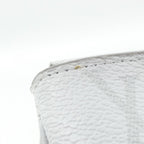 Louis Vuitton White Monogram Logo Zipped Pouch GM — view 5