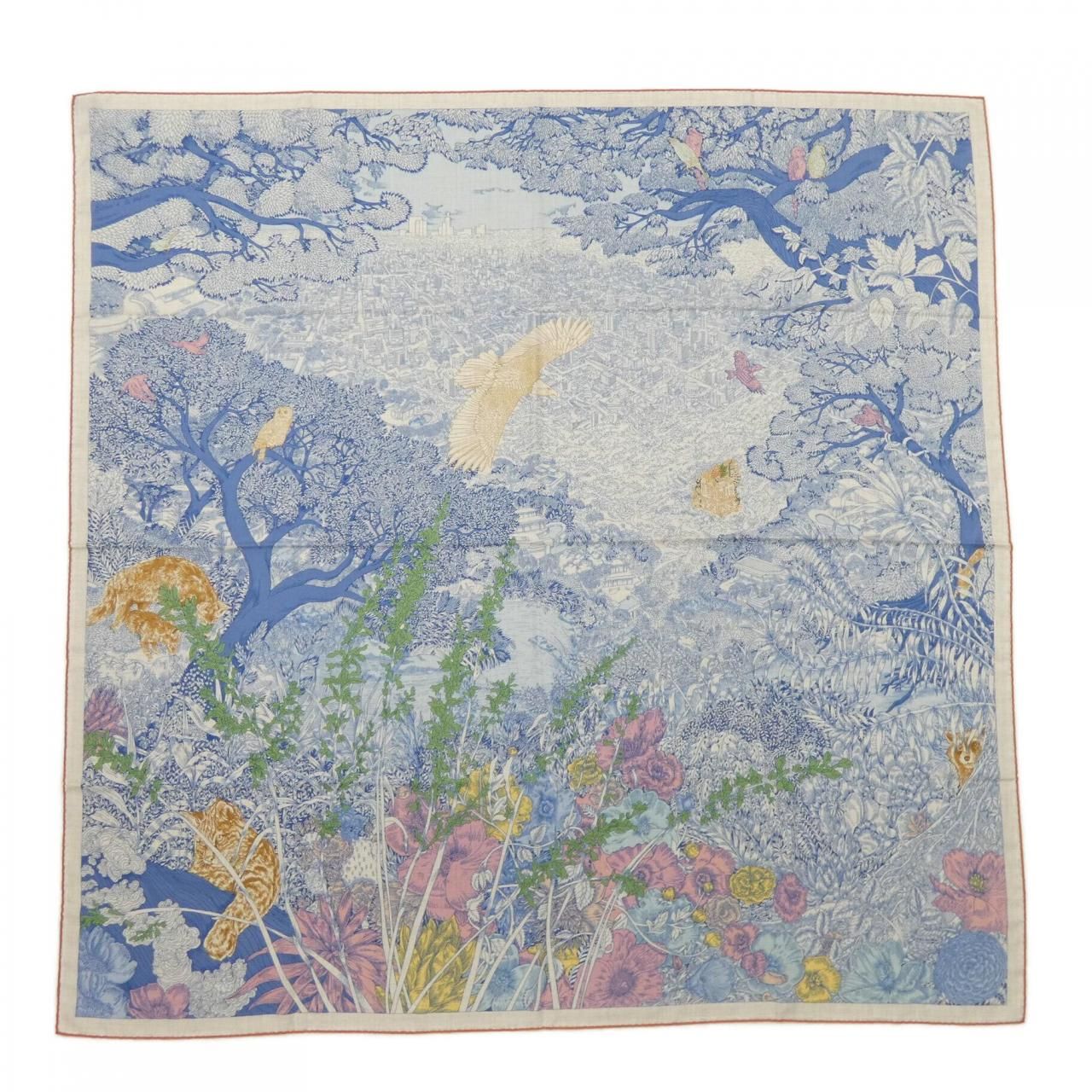 Hermes Retour a la Nature Carre Shawl Scarf