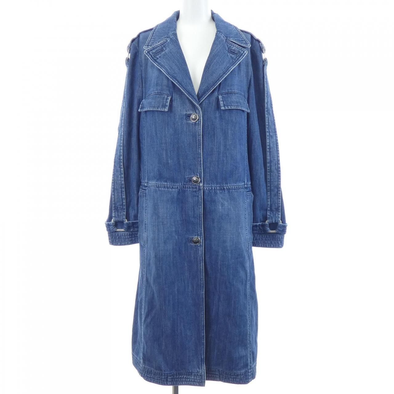 Chanel Coat Blue
