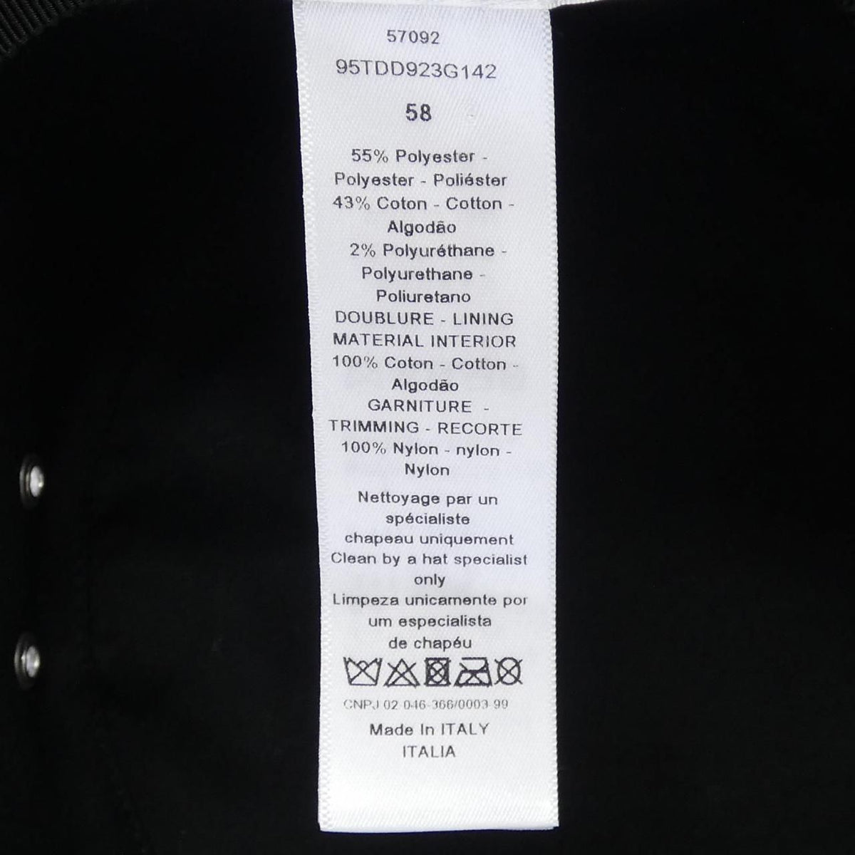Dior Teddy-D Bob Hat Nylon Veil — view 3