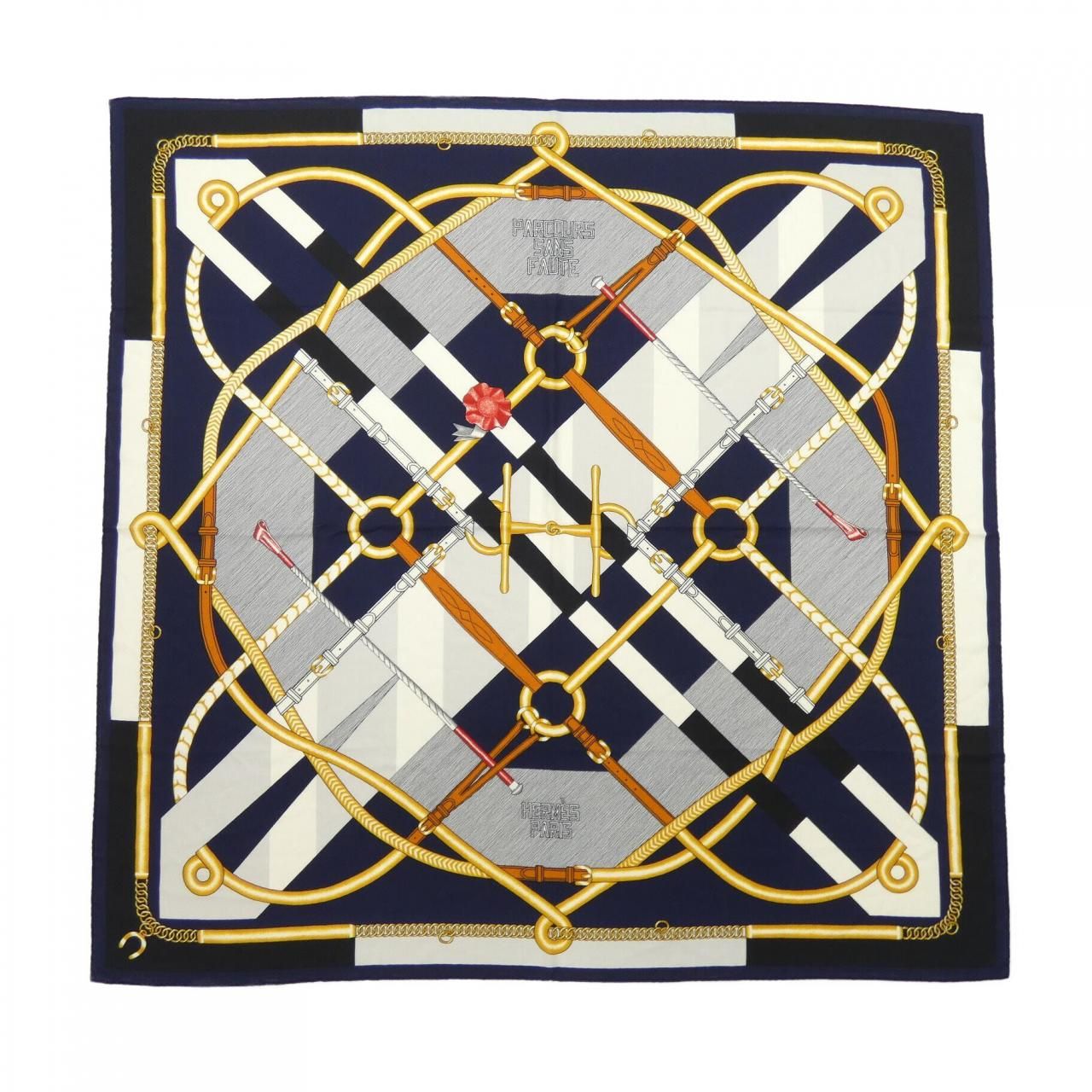 Hermes Parcours Sans Faute Carre Shawl Scarf