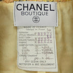 Chanel Vintage Jacket Yellow — view 3