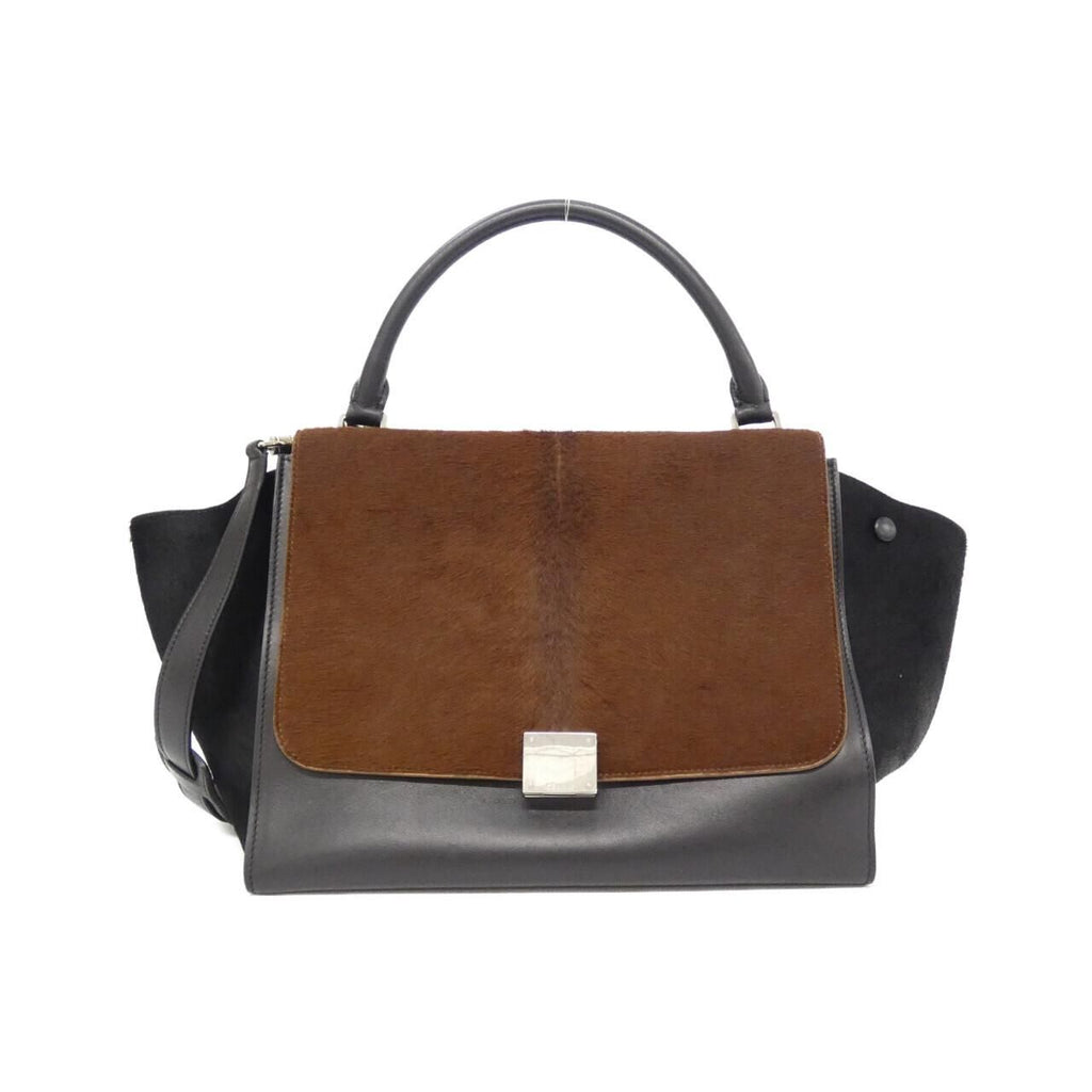 Celine Trapeze Bag Handbag Brown