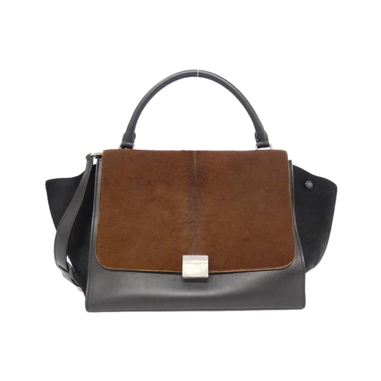 Celine Trapeze Bag Handbag Brown
