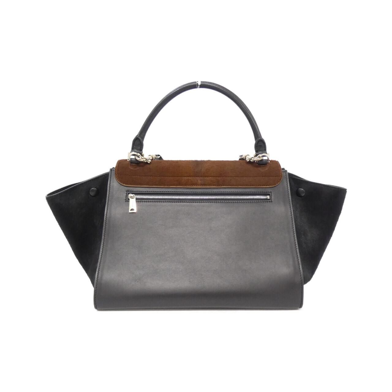 Celine Trapeze Bag Handbag Brown — view 2