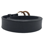 Gucci GG Marmont 80 32 Black Gold Leather Metal Belt Buckle — view 2