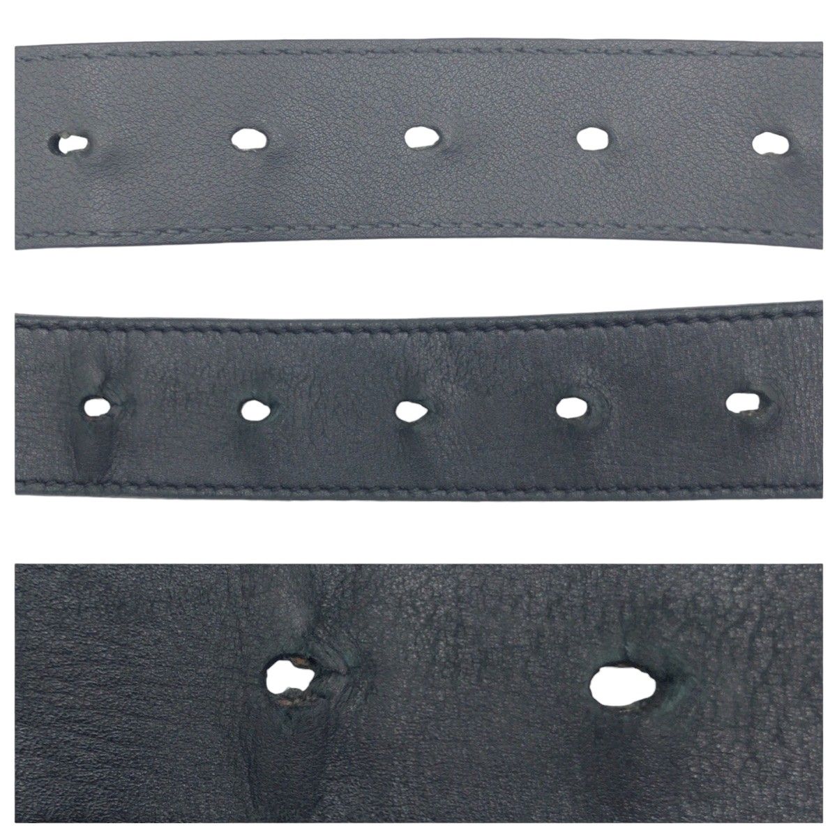 Gucci GG Marmont 80 32 Black Gold Leather Metal Belt Buckle — view 5