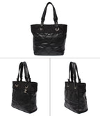 Chanel Tote Shoulder Bag Silver Paris Biarritz — view 2