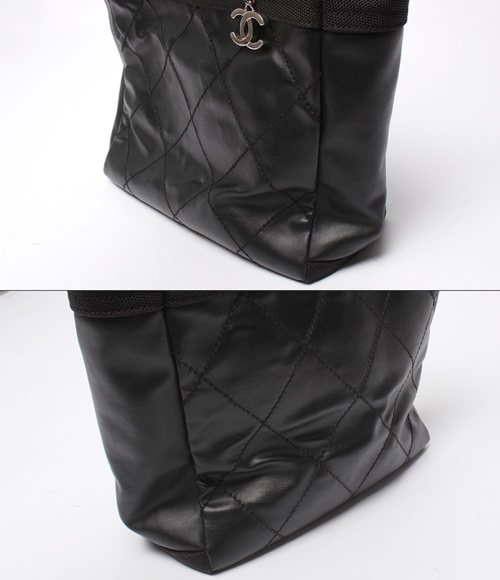 Chanel Tote Shoulder Bag Silver Paris Biarritz — view 7