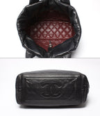 Chanel Tote Shoulder Bag Silver Coco Cocoon — view 3