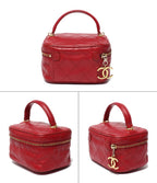 Chanel 2-Way Chain Shoulder Bag Crossbody Vanity Gold — view 2