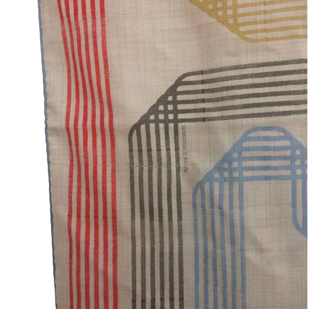 Hermes Scarf Rectangle les Rubans D'hermes Cashmere — view 7