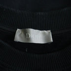 Dior Kenny Shaft Crew Neck Sweatshirt Black Cotton — view 7