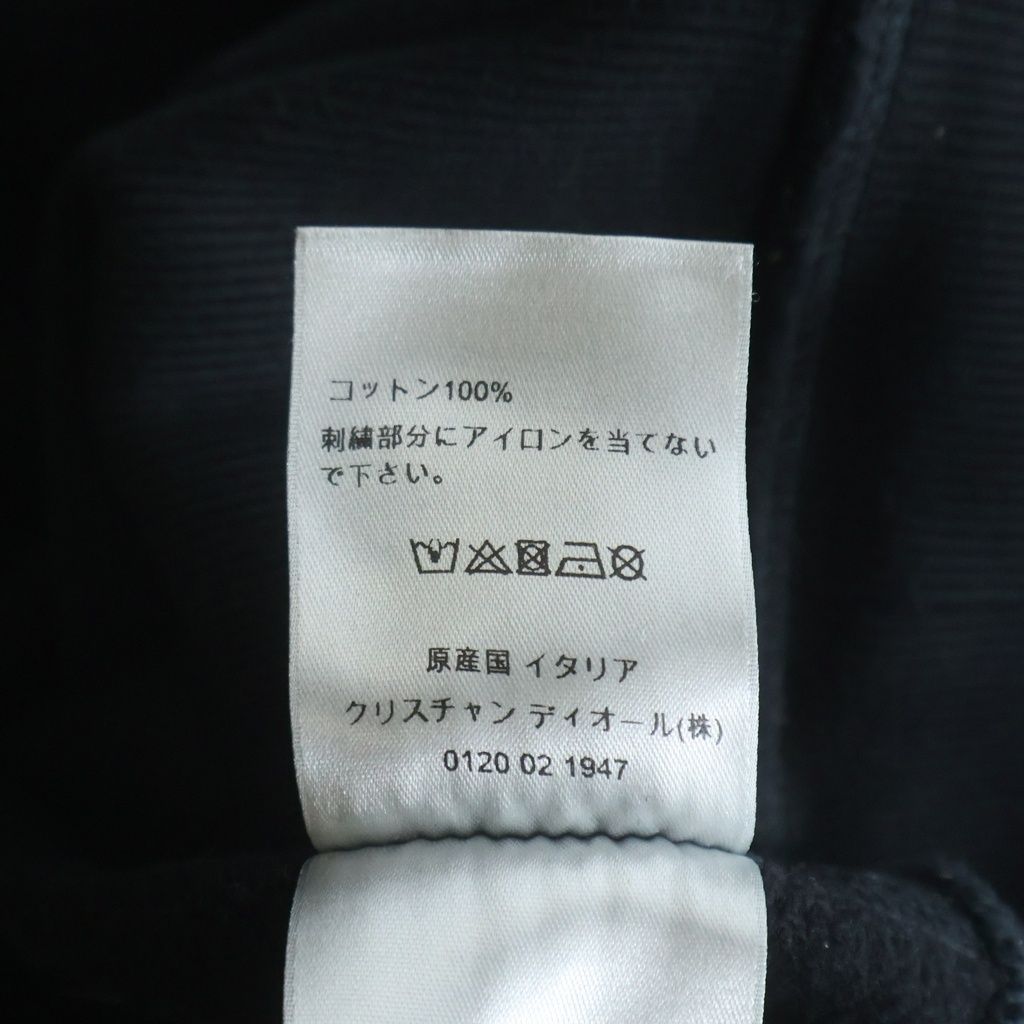 Dior Kenny Shaft Crew Neck Sweatshirt Black Cotton — view 8