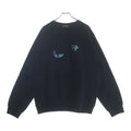 Dior Kenny Shaft Crew Neck Sweatshirt Black Cotton