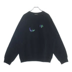 Dior Kenny Shaft Crew Neck Sweatshirt Black Cotton