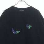 Dior Kenny Shaft Crew Neck Sweatshirt Black Cotton — view 3
