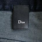 Dior Dirk Side Jake Oiled Coating Slim Denim Pants Indigo Skinny 30 — view 7