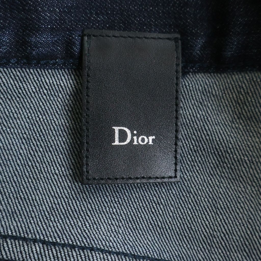 Dior Dirk Side Jake Oiled Coating Slim Denim Pants Indigo Skinny 30 — view 7