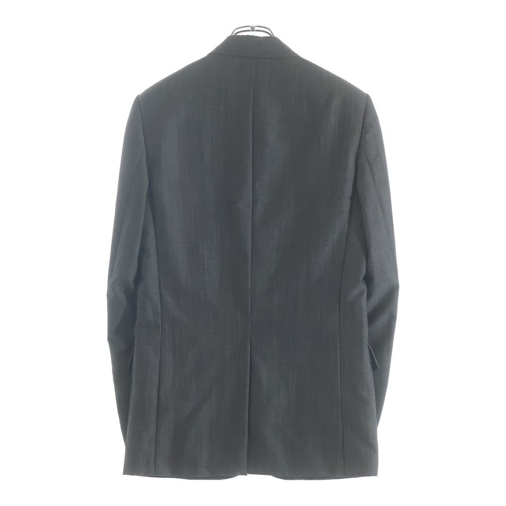 Dior Homme Mohair Blend Single Tailored Jacket Trousers Pants Gray Set — view 4