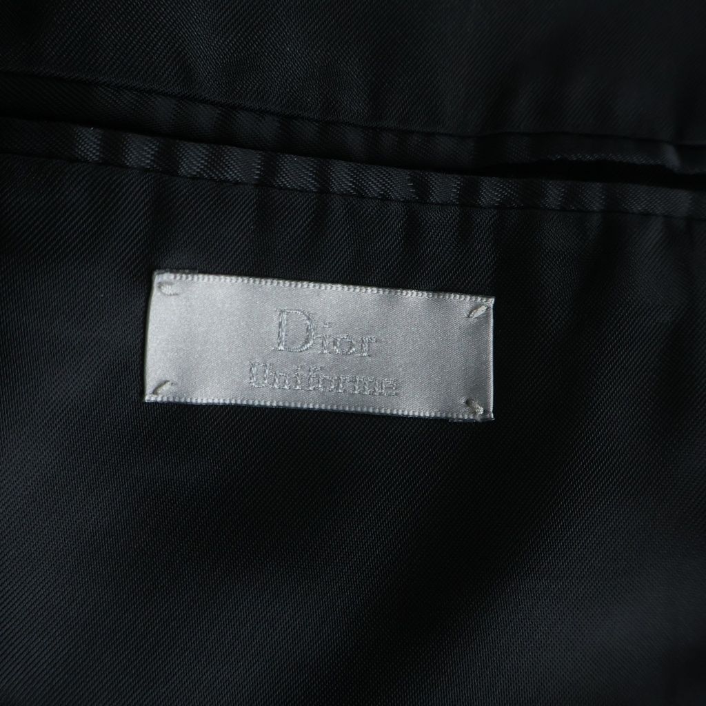 Dior Homme Notch Lapel Single Tailored Jacket Trousers Pants Black Set — view 7
