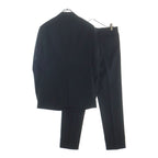 Dior Homme Notch Lapel Single Tailored Jacket Trousers Pants Black Set — view 2