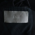 Dior Homme Epaulette Wool Trench Coat Black — view 7