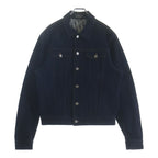 Dior Trotter Logo Denim Jacket Indigo Blue 48
