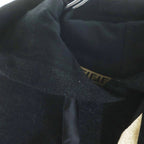 Fendi Logo Lame Hoodie Black Gold #xxs — view 5