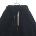 Fendi Logo Lame Hoodie Black Gold #xxs — view 3