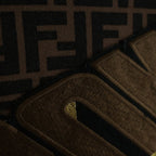 Fendi Zucca FF Logo Cotton T-Shirt Brown Black 40 — view 6
