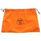 Hermes Neobain PM Flat Pouch Embossed Logo Handbag Orange — view 8