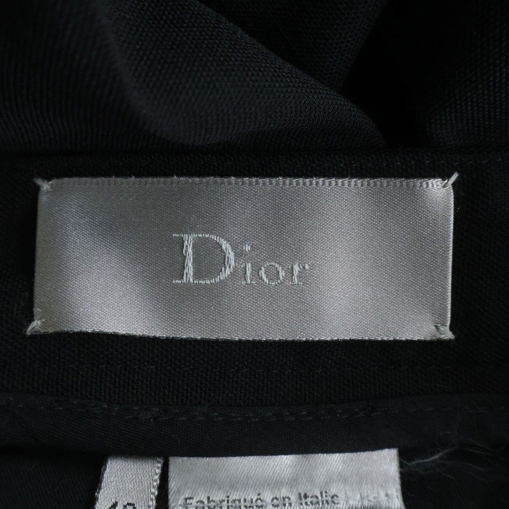 Dior Homme Side Patch Line Trousers Pants Black — view 6